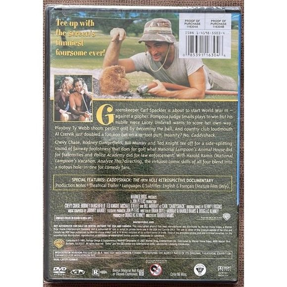 Caddyshack (DVD, 2007, 20th Anniversary Edition) - New - Picture 2 of 3